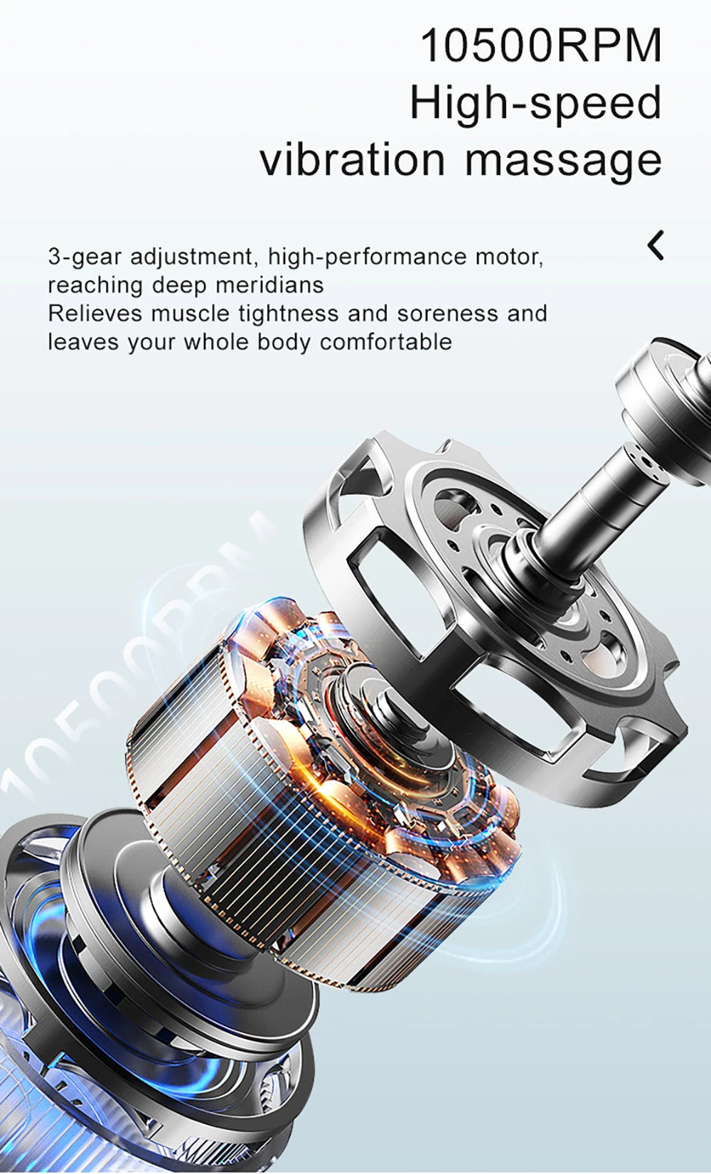 Heated Deep Tissue Massage Blade – Vibration & NMES Therapy